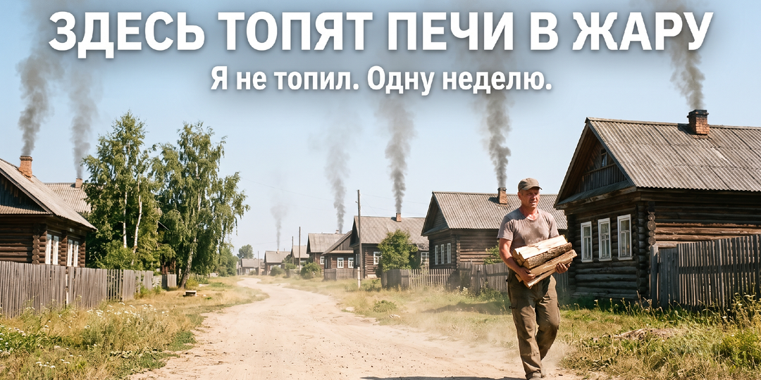 Никогда не покупайте дом в селе, где топят печи ЛЕТОМ. Теперь я тоже топлю каждый день и знаю почему.