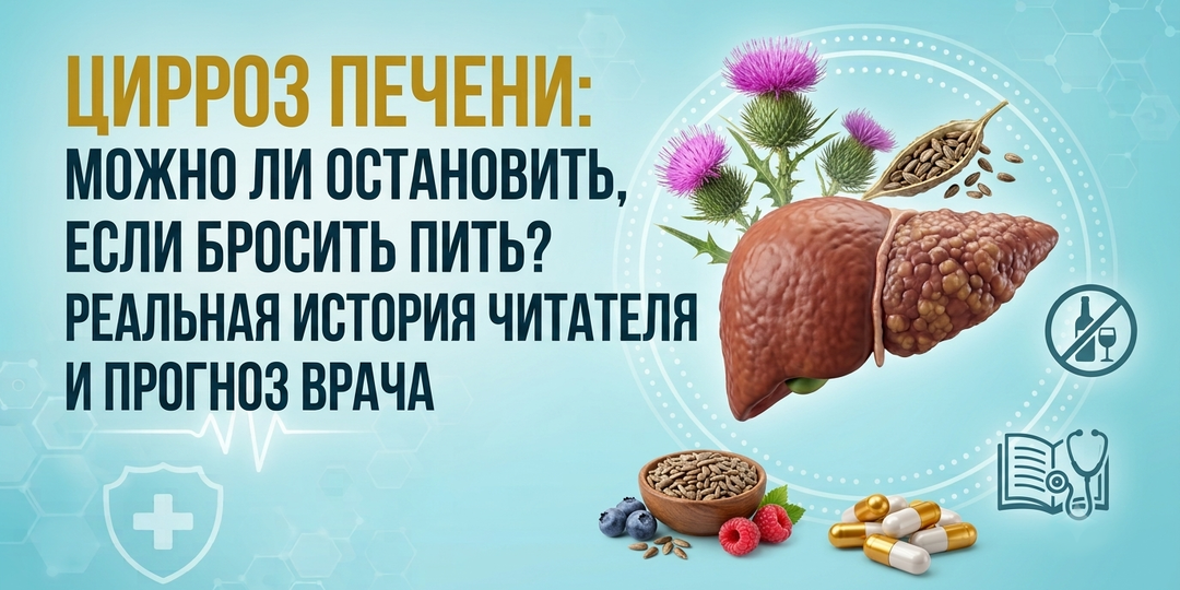 Цирроз печени: можно ли остановить, если бросить пить? Реальная история читателя и прогноз врача