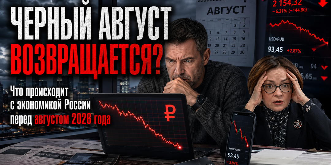 «Черный август» возвращается? 5 тревожных сигналов, которые появились в российской экономике в 2026 году