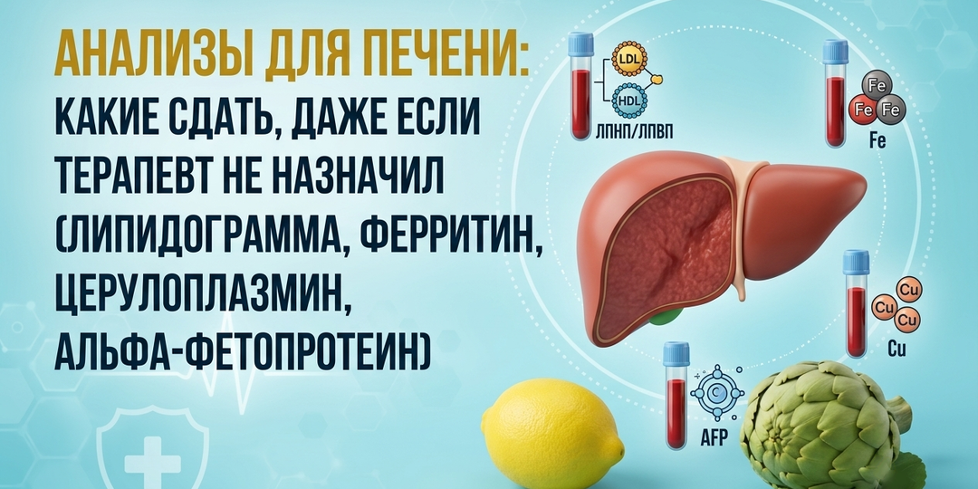 Анализы для печени: какие сдать, даже если терапевт не назначил (липидограмма, ферритин, церулоплазмин, альфа-фетопротеин)