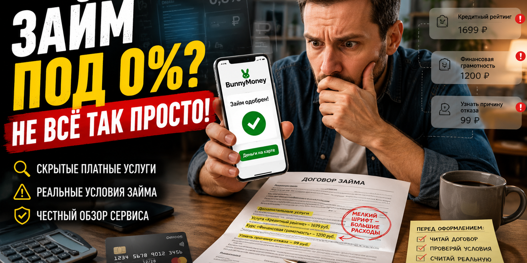 Стоит ли брать займ в МФО «BunnyMoney»: реальные условия займа, платные услуги и мнение юриста