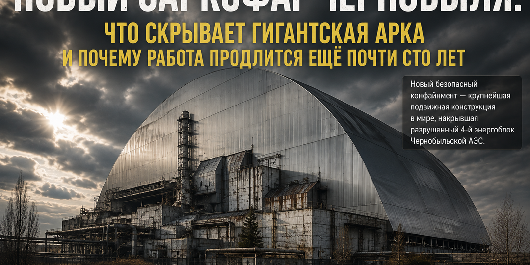 Что происходит под гигантским саркофагом Чернобыля и зачем его будут разбирать десятилетиями