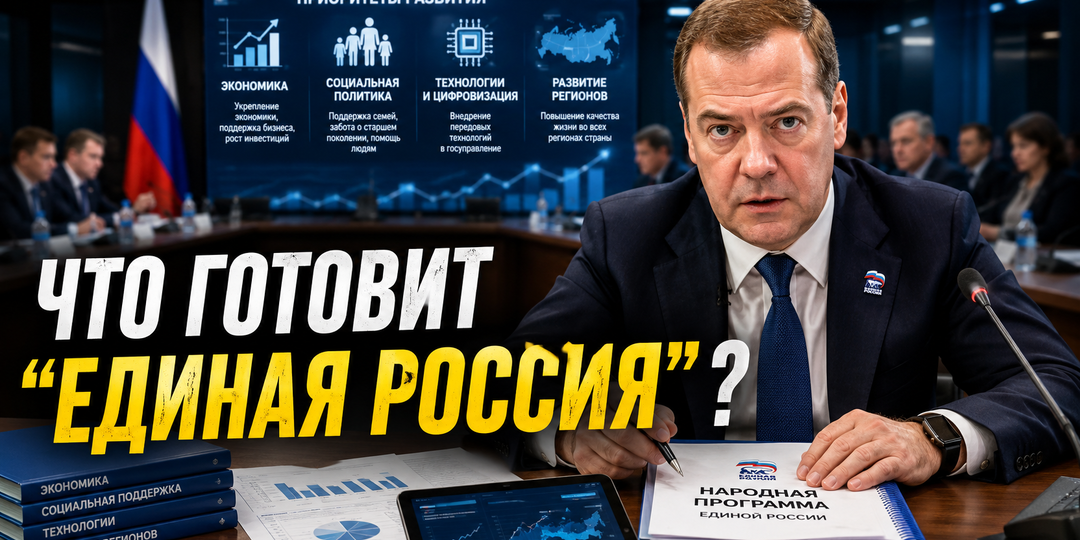 Медведев назвал главные приоритеты «Единой России»: что стоит за этим заявлением