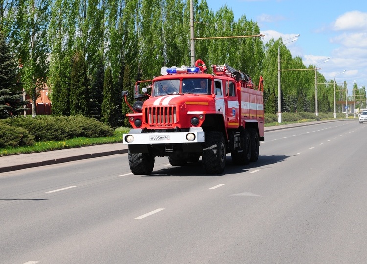 В Курской области за сутки произошел один пожар и два ДТП