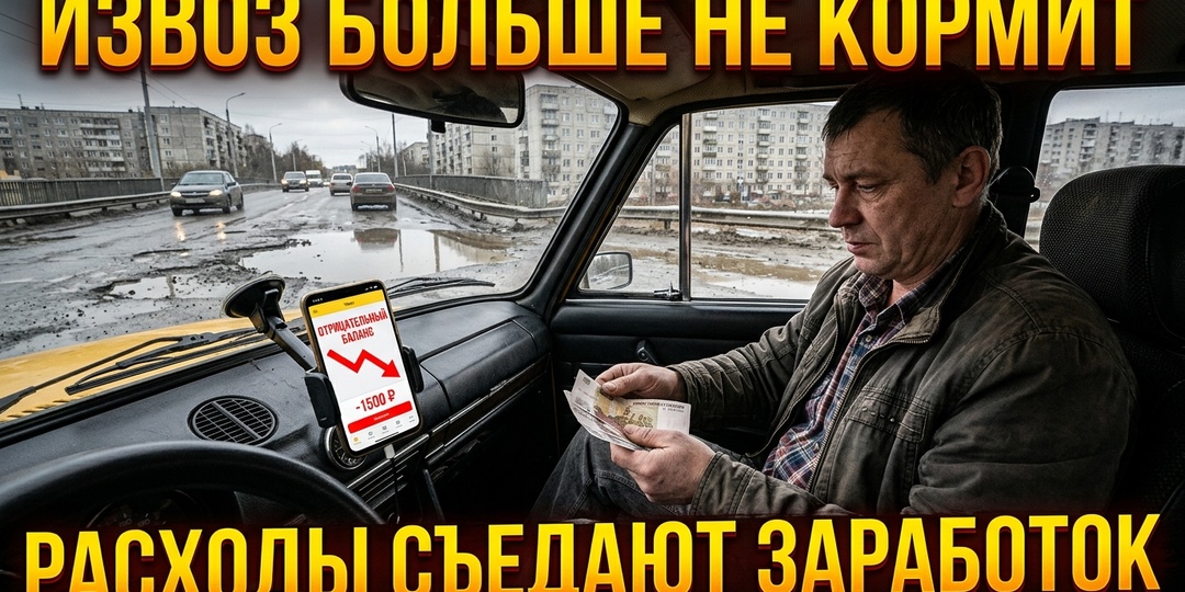 Почему работать в такси стало откровенно невыгодно: фастен, лужи и персональные цели