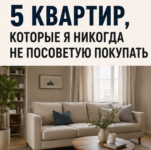 5 квартир, которые я никогда не посоветую покупать