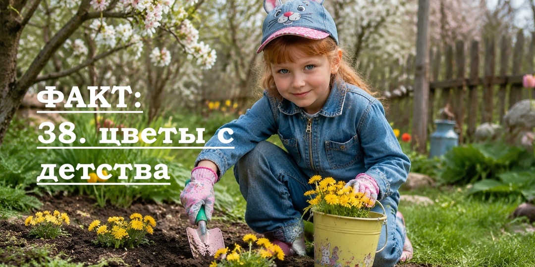 Факты обо мне: одуванчики сажала в огороде