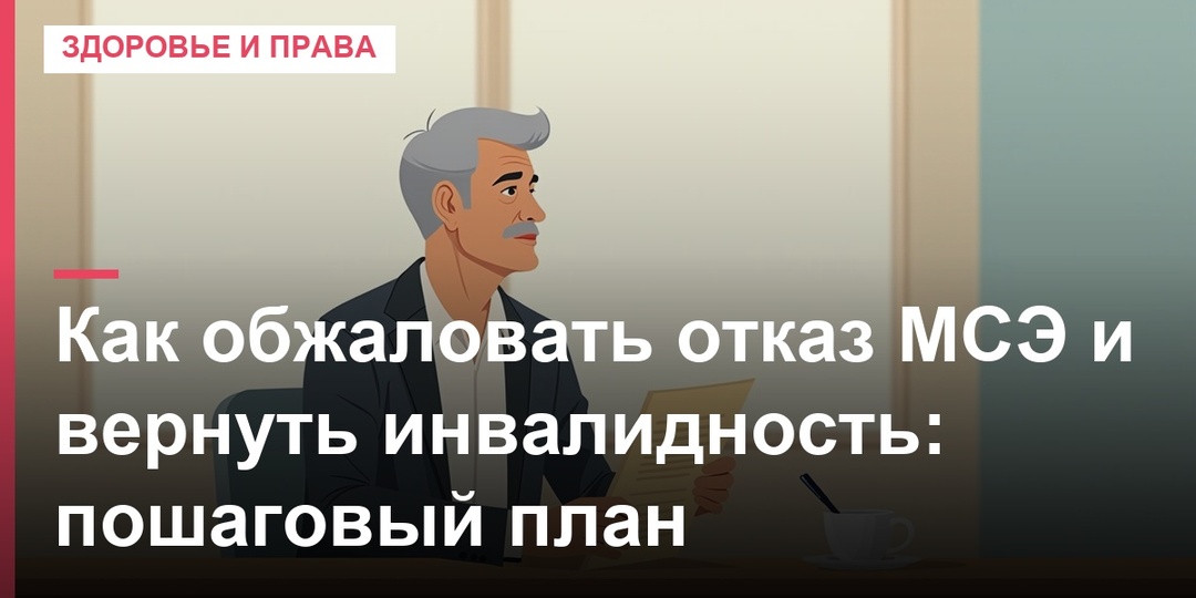 Как обжаловать отказ МСЭ и вернуть инвалидность: пошаговый план