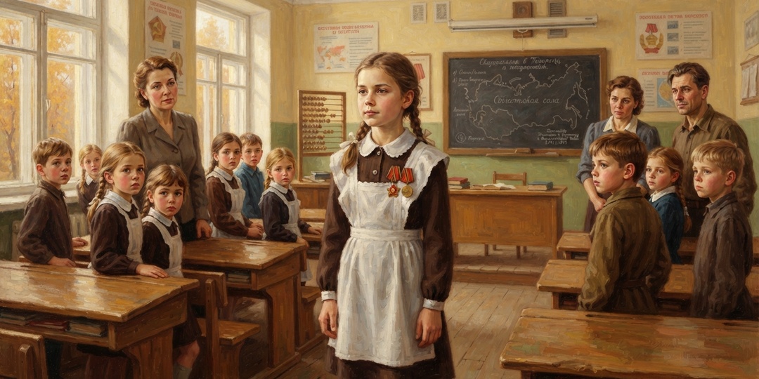 Почему 8-летняя Вера Иванова пришла в школу с тремя боевыми наградами