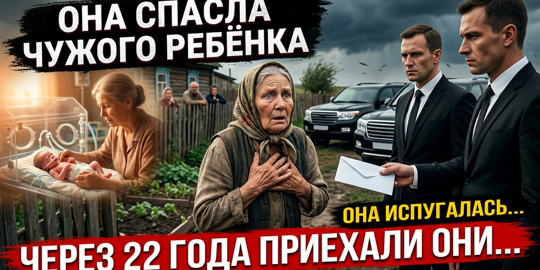 Санитарка в роддоме выходила недоношенную девочку, от которой отказалась мать. Спустя 22 года у её порога появились люди в черном