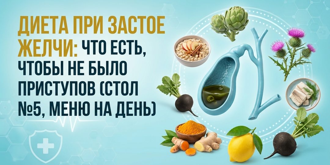 Диета при застое желчи: что есть, чтобы не было приступов (стол №5, меню на день)