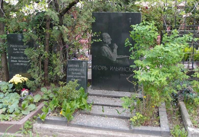 Могилы знаменитостей, родившихся в разные годы 24 июля и похороненных в Москве
