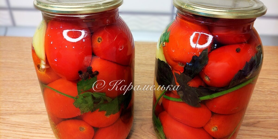 Гости всегда удивляются этому вкусу: мои любимые маринованные помидоры на зиму