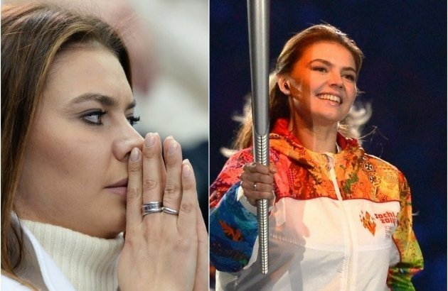 Алина Кабаева вышла в свет и показала тонкую талию и кольцо на правой руке.