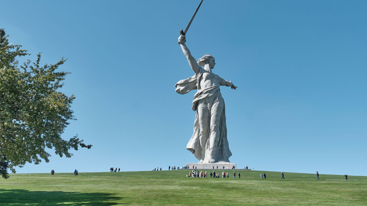  Мамаев курган в Волгограде