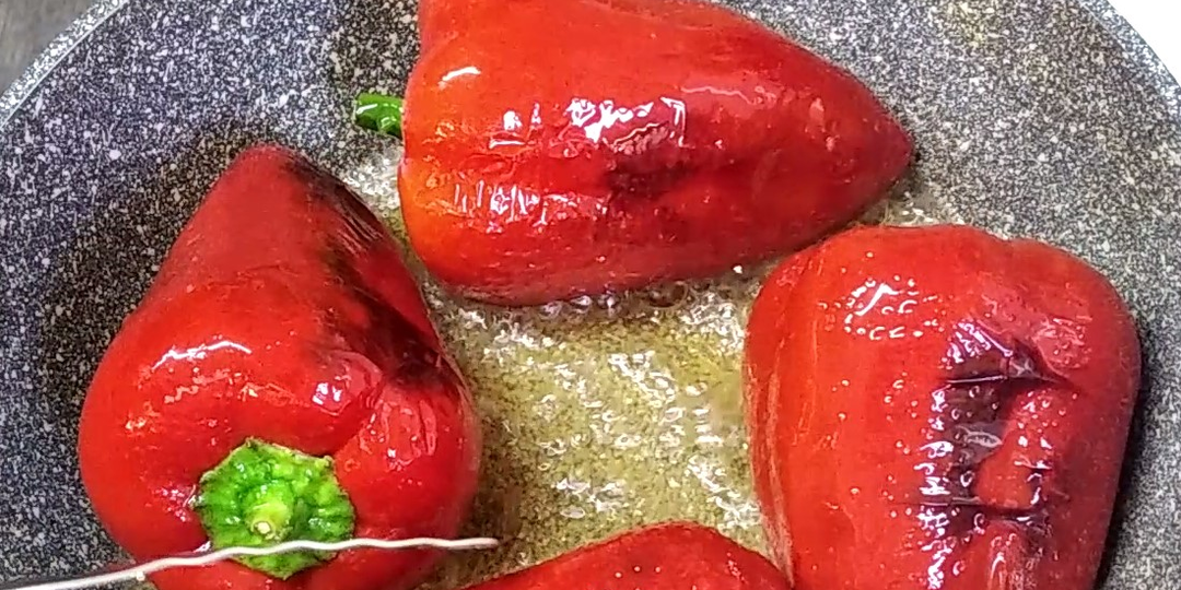 Заготовка на зиму. Жареный болгарский перец