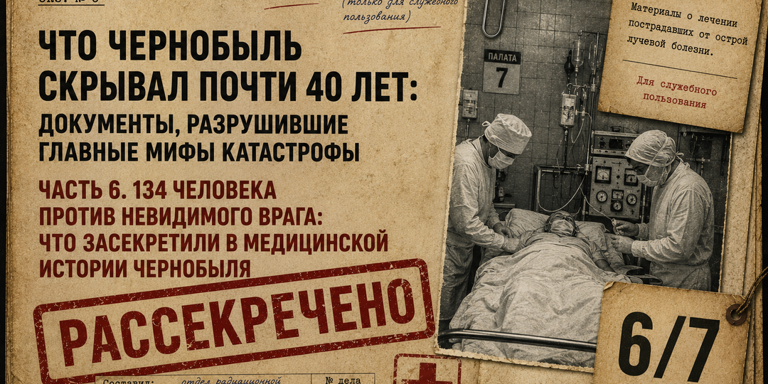 134 человека против невидимого врага: что засекретили в медицинской истории Чернобыля