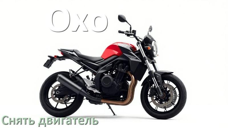 
Как на мотоцикле Oxo снять двигатель