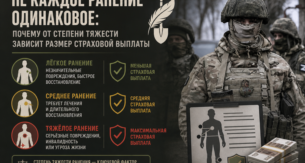 Не каждое ранение одинаковое: почему от степени тяжести зависит размер страховой выплаты