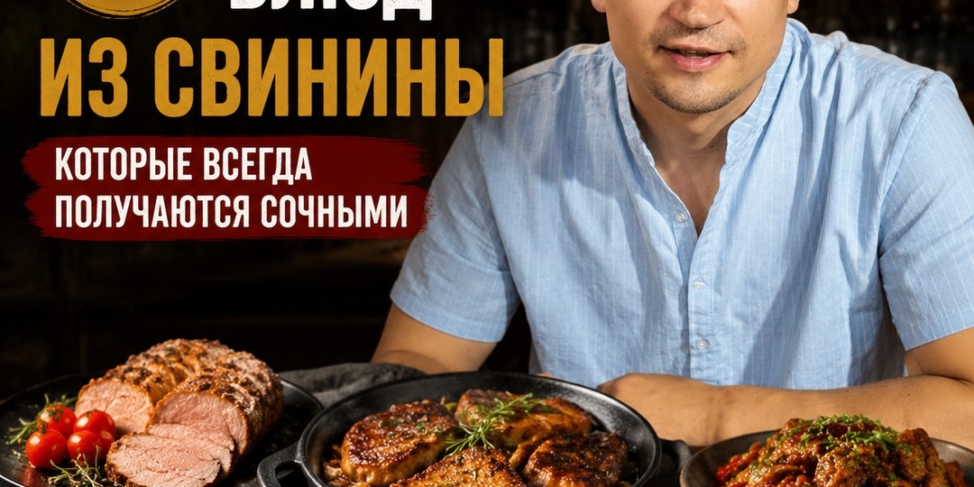 6 лучших блюд из свинины, которые всегда получаются сочными