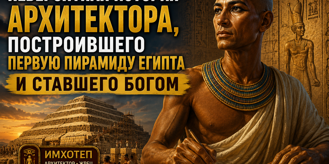 Невероятная история архитектора, построившего первую пирамиду Египта и ставшего богом