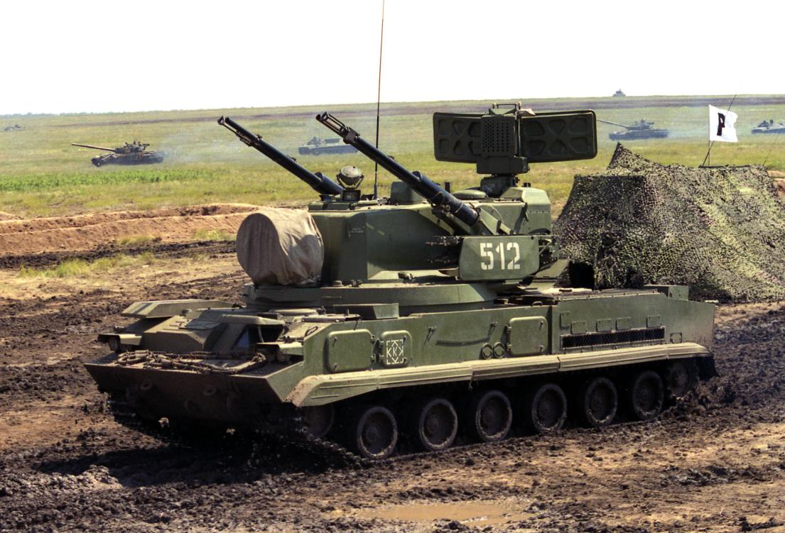 Боевая машина 2С6М ЗРПК «Тунгуска-М1»