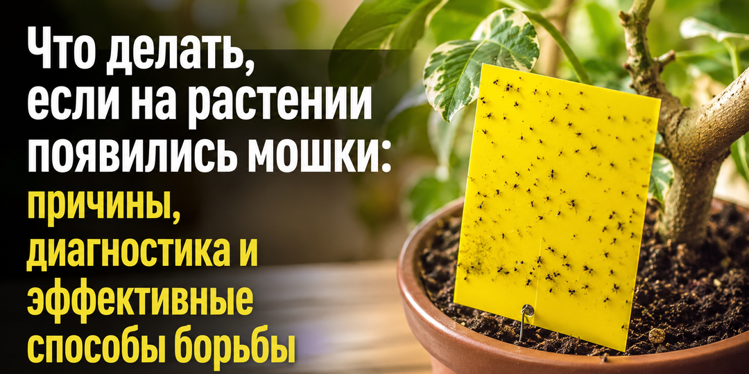 Что делать, если на растении появились мошки: причины, диагностика и эффективные способы борьбы