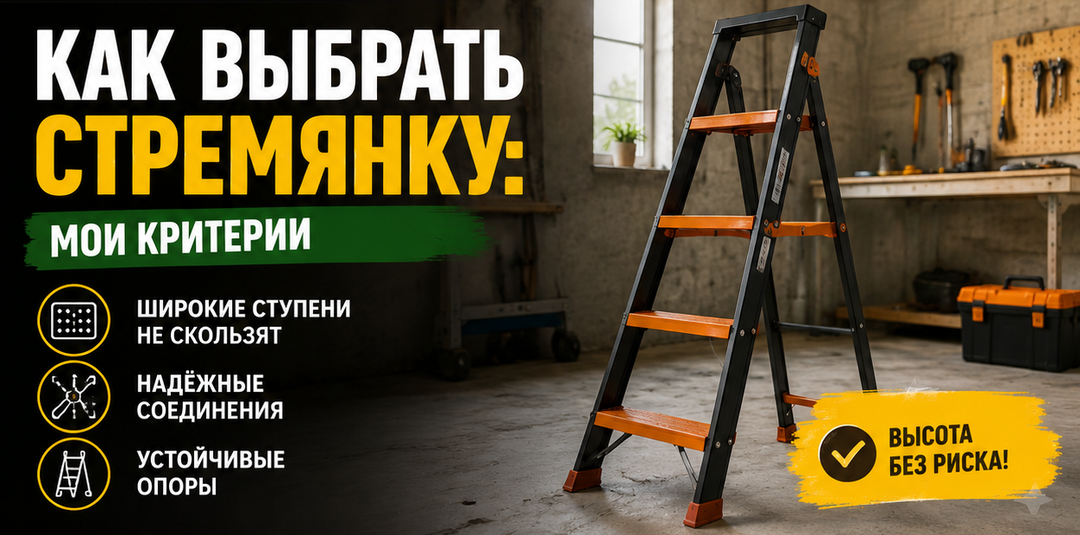 Как выбрать стремянку, которая не сложится под вами. Мои критерии