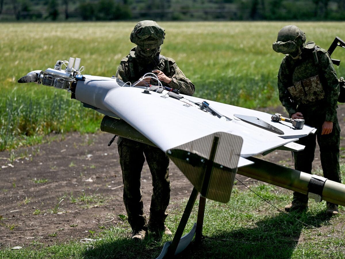    Боевая работа расчета БПЛА БМ-70 в зоне проведения СВО | © РИА Новости / Станислав Красильников