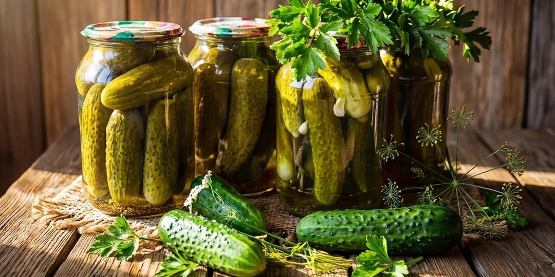 Очень-очень вкусные маринованные огурчики в сладком маринаде 🥒🍯 Просто сделайте несколько баночек — не пожалеете!