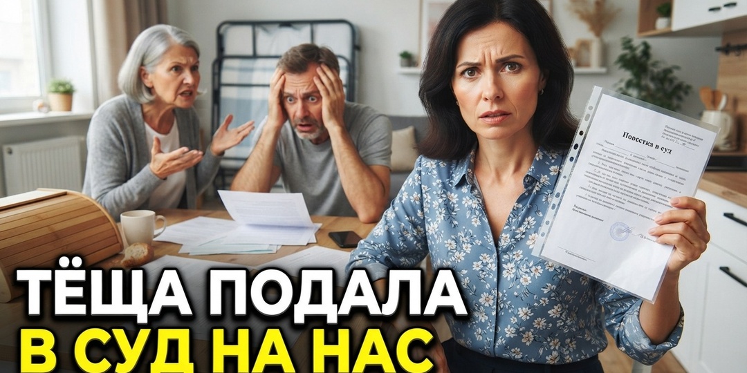 Тёща жила у нас 8 лет. А когда муж собрал вещи, подала в суд на нас обоих
