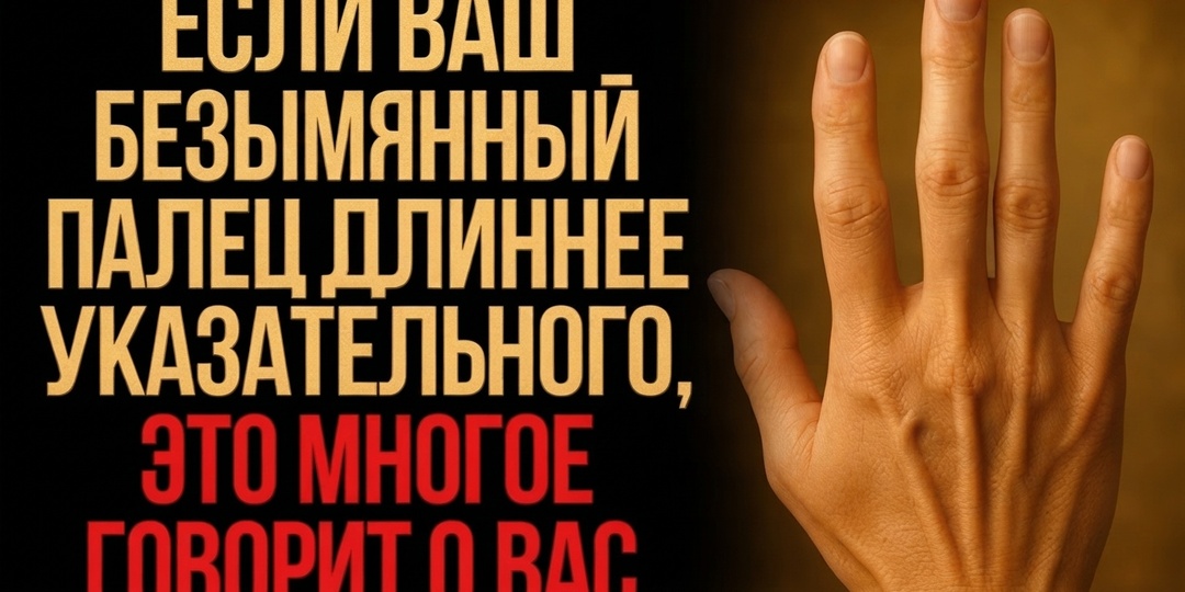 Посмотрите на безымянный палец – он покажет вашу настоящую силу