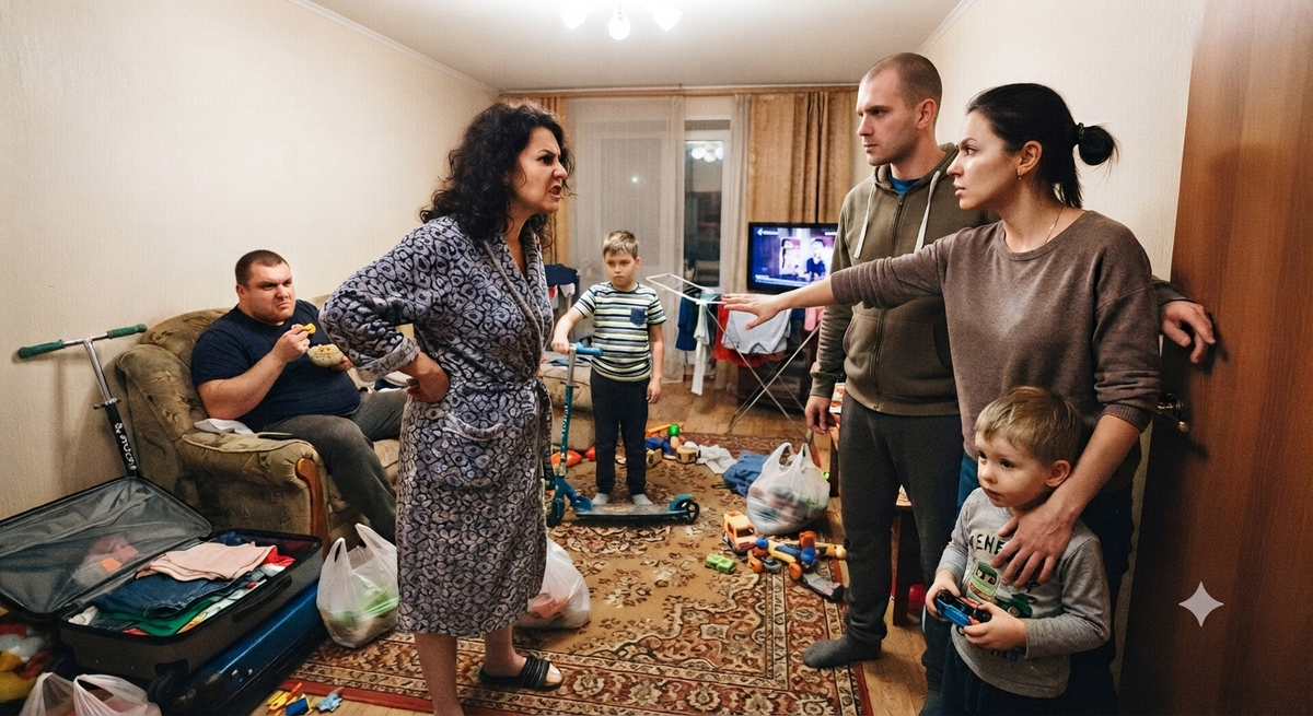 «Приехали на три дня, а попытались нас выселить из спальни»: Как мы выставили наглых родственников с вещами на лестницу.