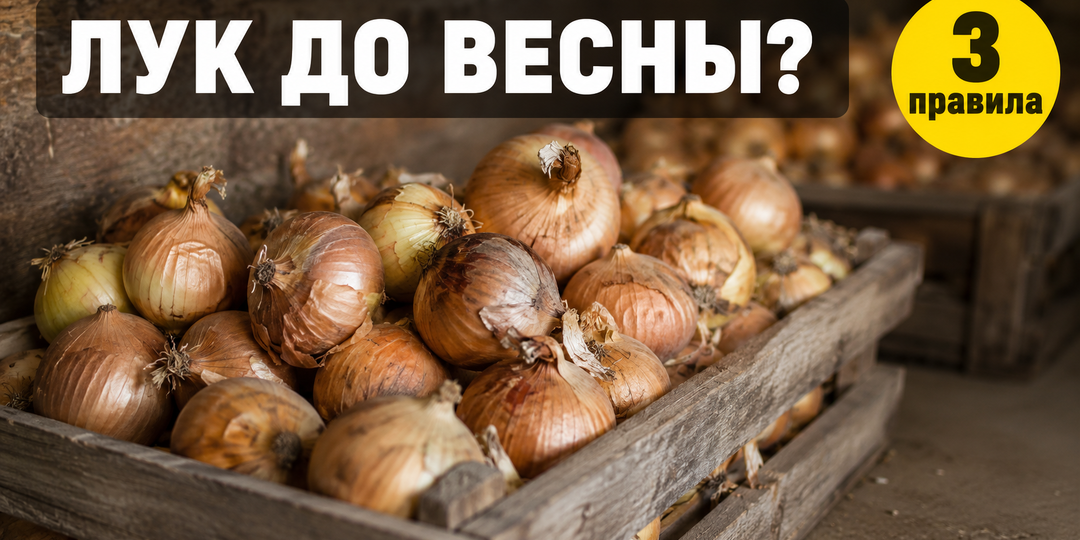 Лук: как хранить урожай чтобы долежал до весны — 3 правила