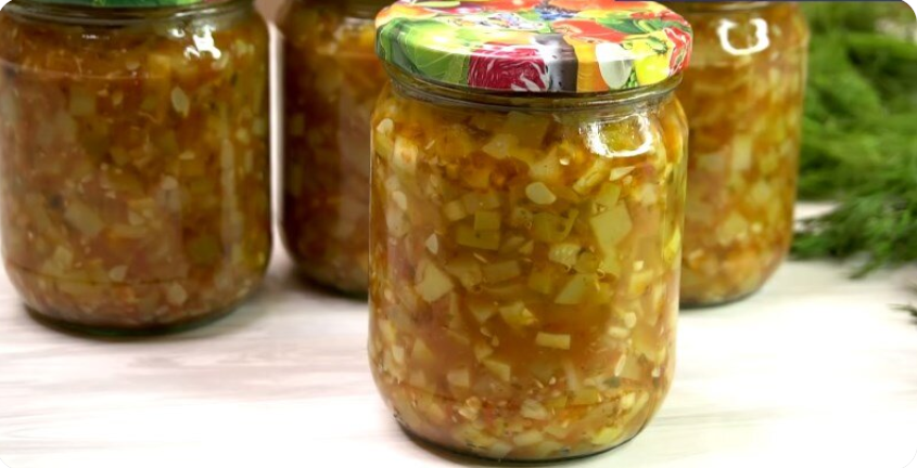 "Юрча": Эту закуску из кабачков, я закрываю на зиму каждый год