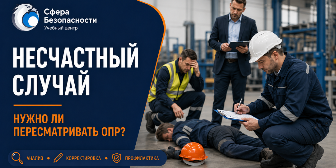 ОПР после несчастного случая: нужно ли проводить внеплановую оценку профессиональных рисков