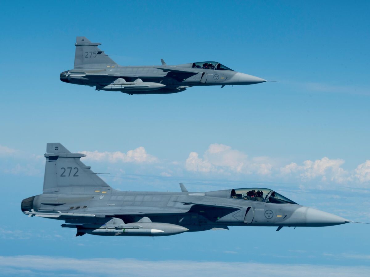    Многоцелевые истребители Saab JAS 39 Gripen ВВС Швеции | © Фото : U.S. Air Force / Tech. Sgt. Jael Laborn