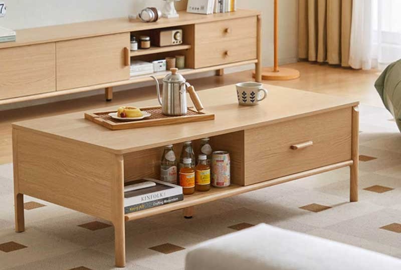 🔥 Журнальный столик Xiaomi Linsy Coffee Table Natural Wood Color 120 cm (UM1L-B