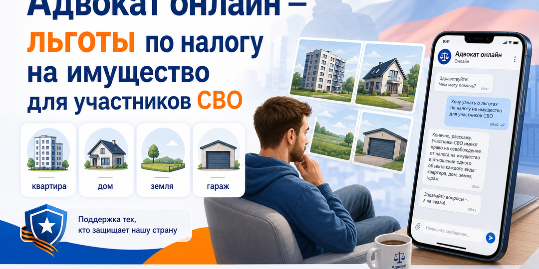 Освобождение от налога на имущество для участников СВО: на какие объекты распространяется льгота?