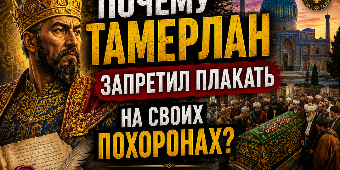 Почему Амир Тимур запретил плакать на своих похоронах?