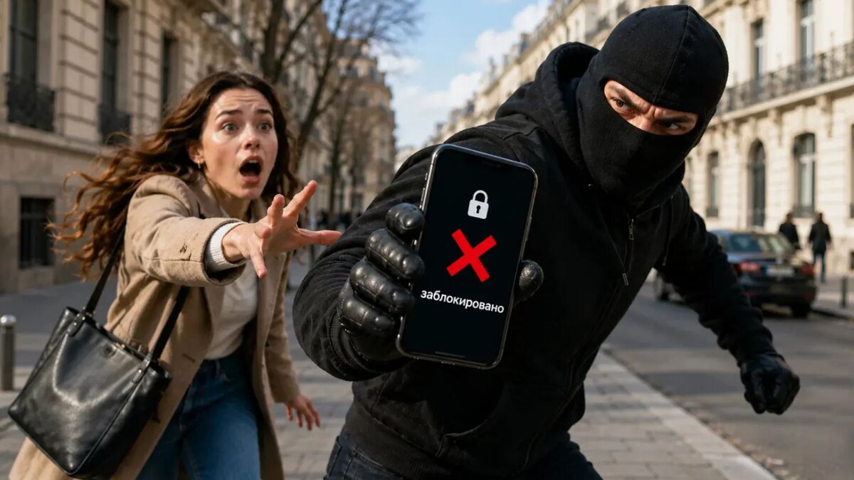    Появилась необычная защита от выхватывания Айфона из рук