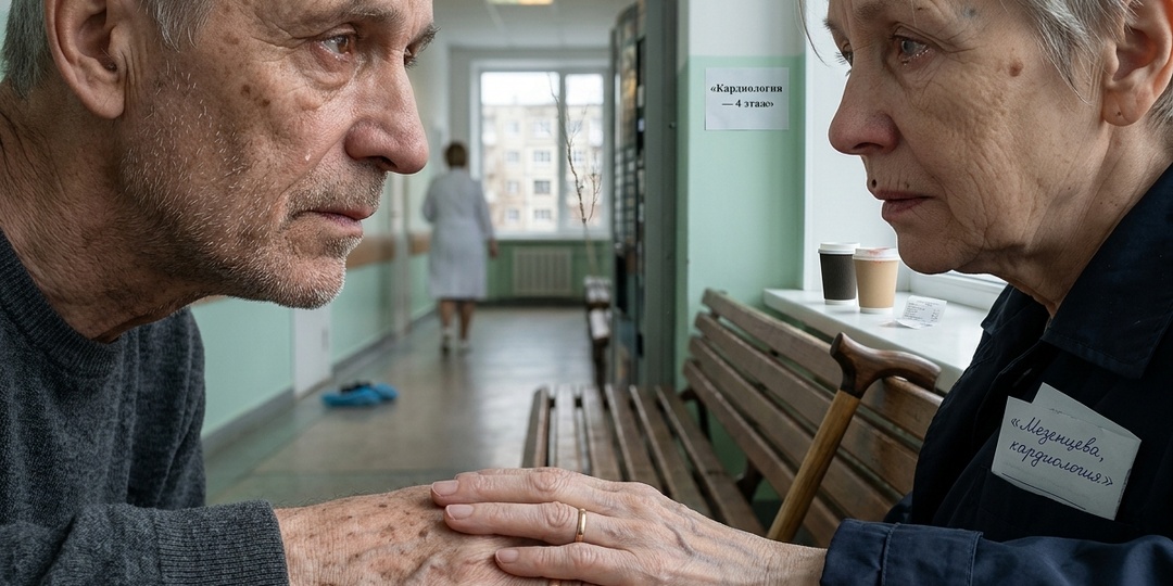 Мы поссорились из-за куртки и не разговаривали 40 лет. Вчера встретились в очереди к терапевту
