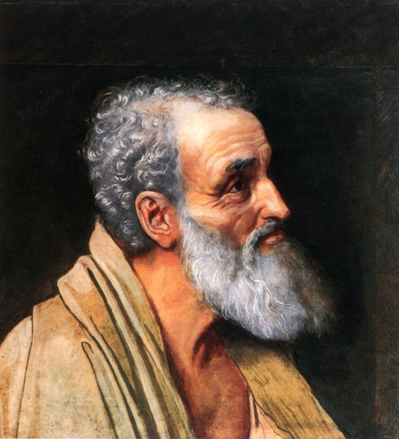 Апостол Андрей (погрудное изображение). 1833-1857. ГРМ