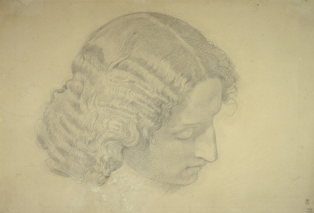 Голова Иоанна Богослова. 1840-е. ГРМ.