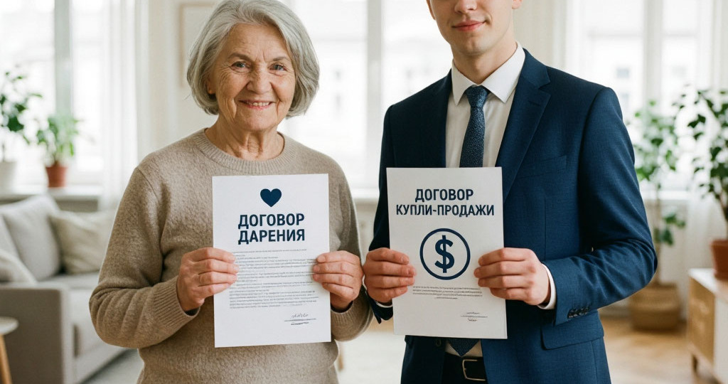 Дарственная или купля-продажа: как дешевле и безопаснее передать квартиру родственнику