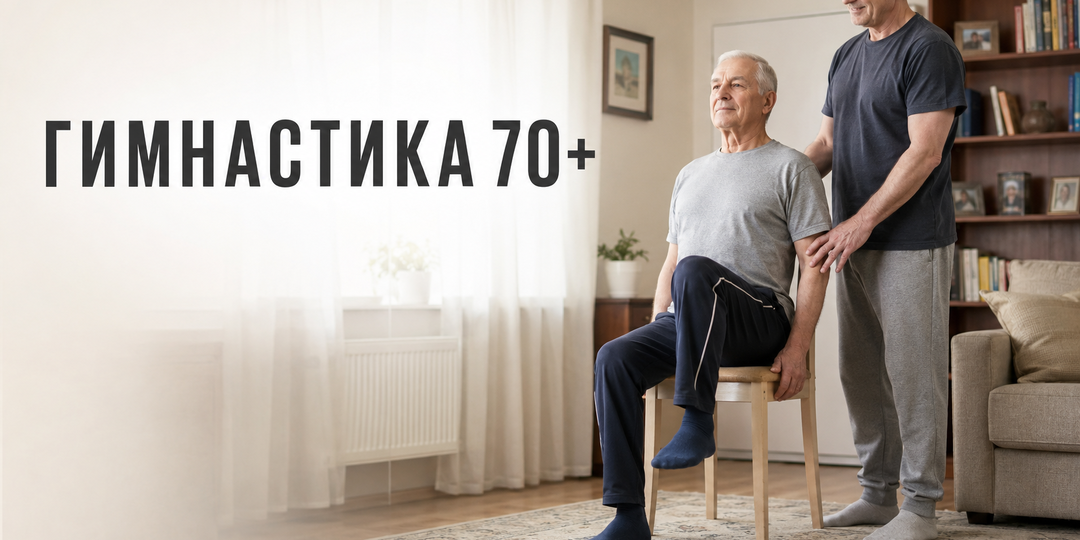 Пять мягких упражнений сидя для людей 70+: правила безопасности