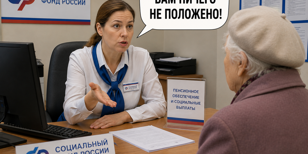 🗣 «В ПЕНСИОННОМ ФОНДЕ СКАЗАЛИ, ЧТО МНЕ НИЧЕГО НЕ ПОЛОЖЕНО»