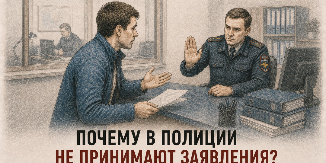 Почему в полиции не принимают заявления?