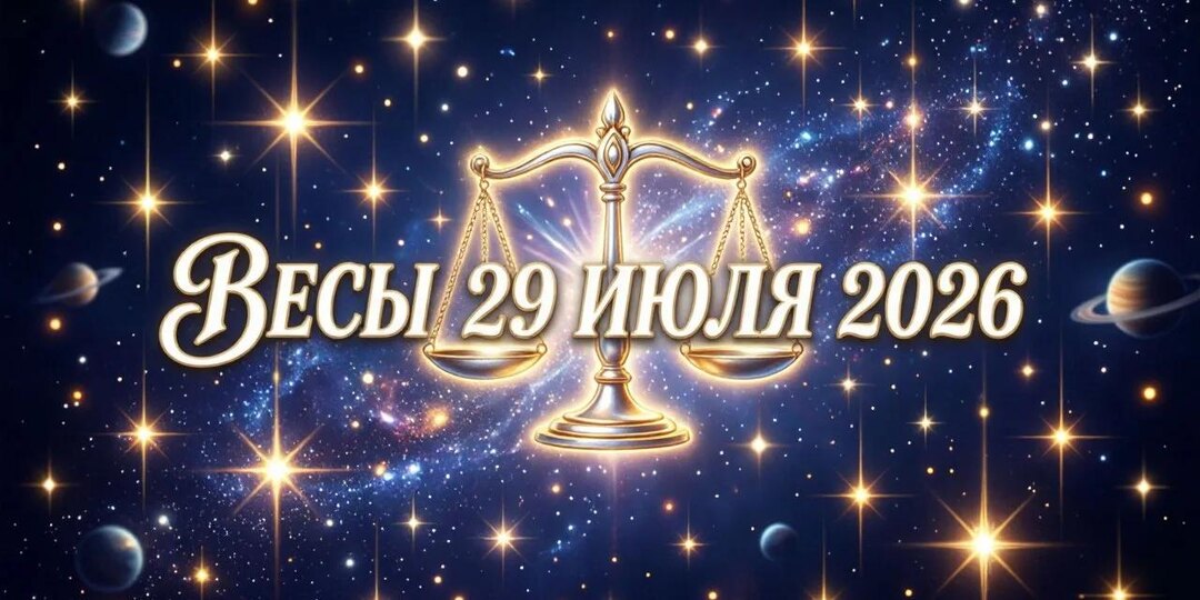 ⚖️ Весы: 29 июля 2026 — день, когда выбор делает Вселенная (и попадает в яблочко)