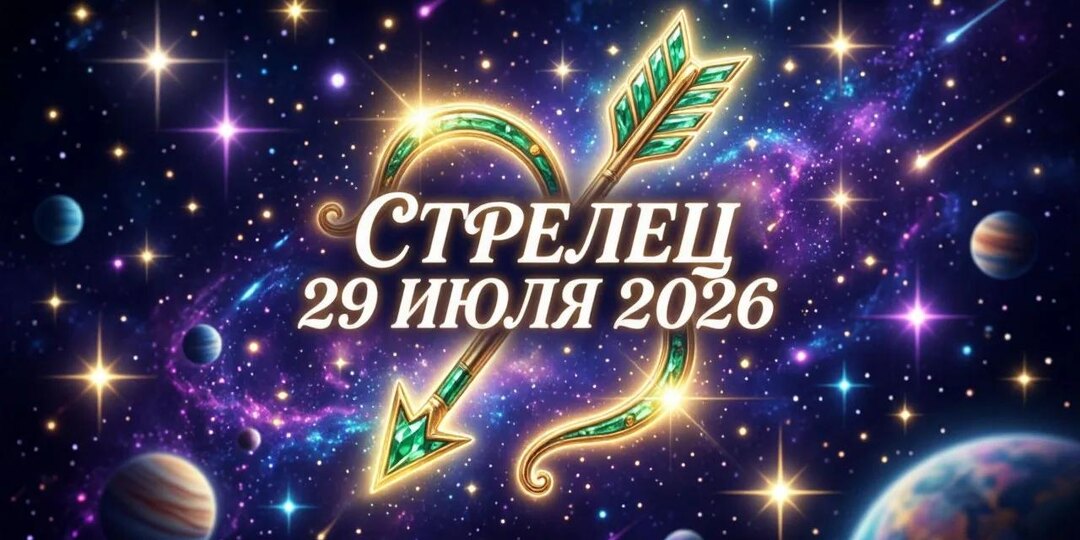 🧭 Стрелец: 29 июля 2026 — день, когда компас сойдет с ума (в лучшую сторону)